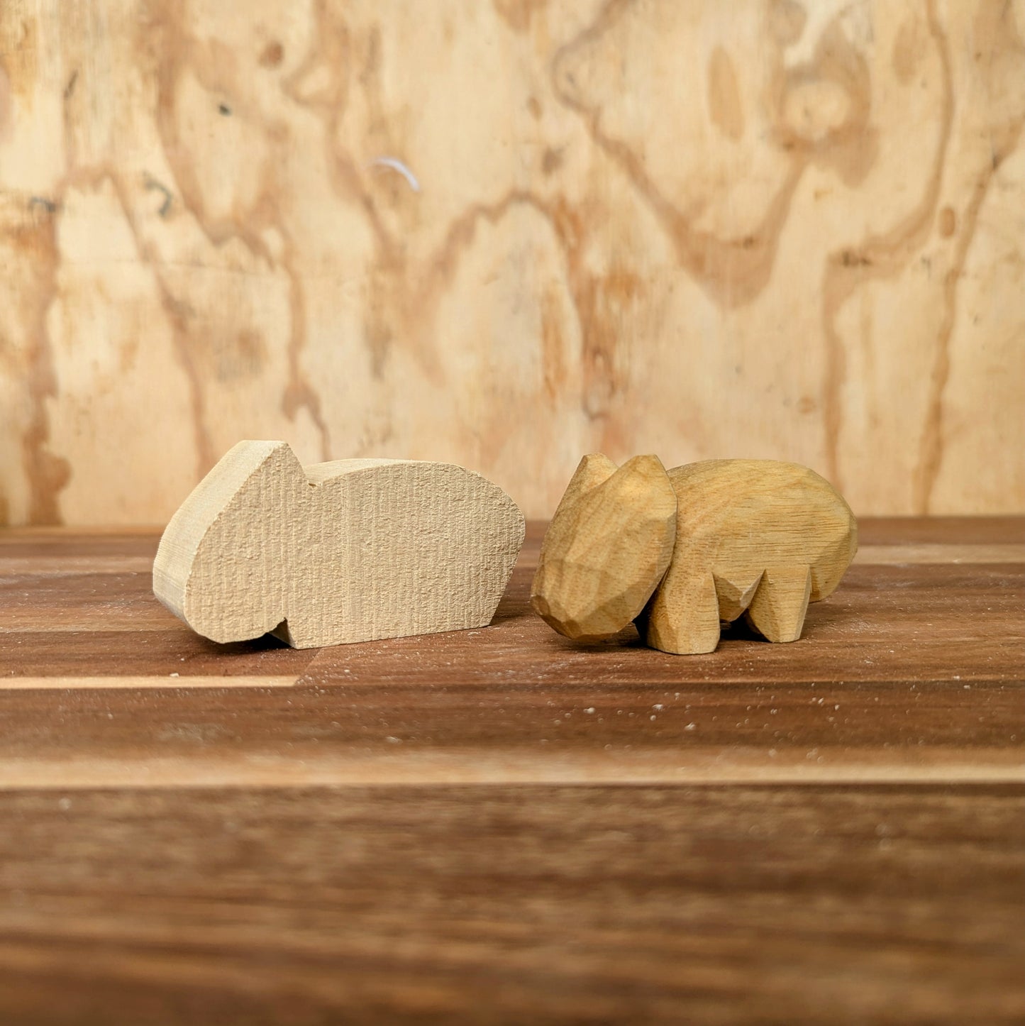 Wombat Whittling Blank - Jelutong