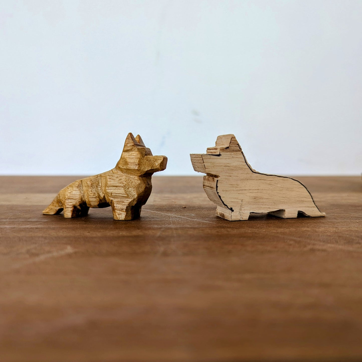 Mini Corgi Whittling Blank