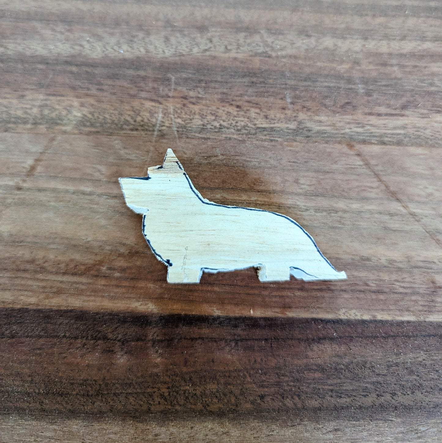 Mini Corgi Whittling Blank