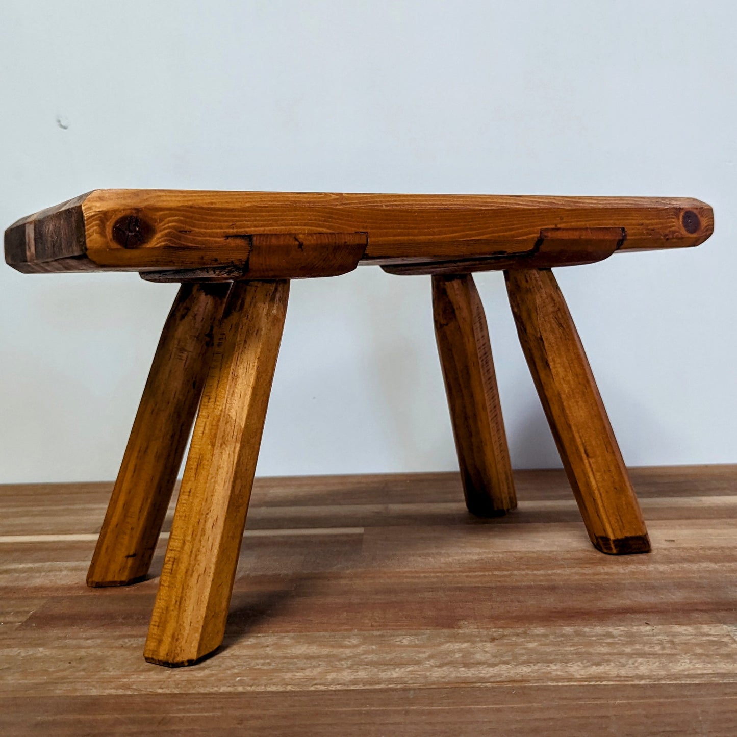 Small Reclaimed Timber Stool