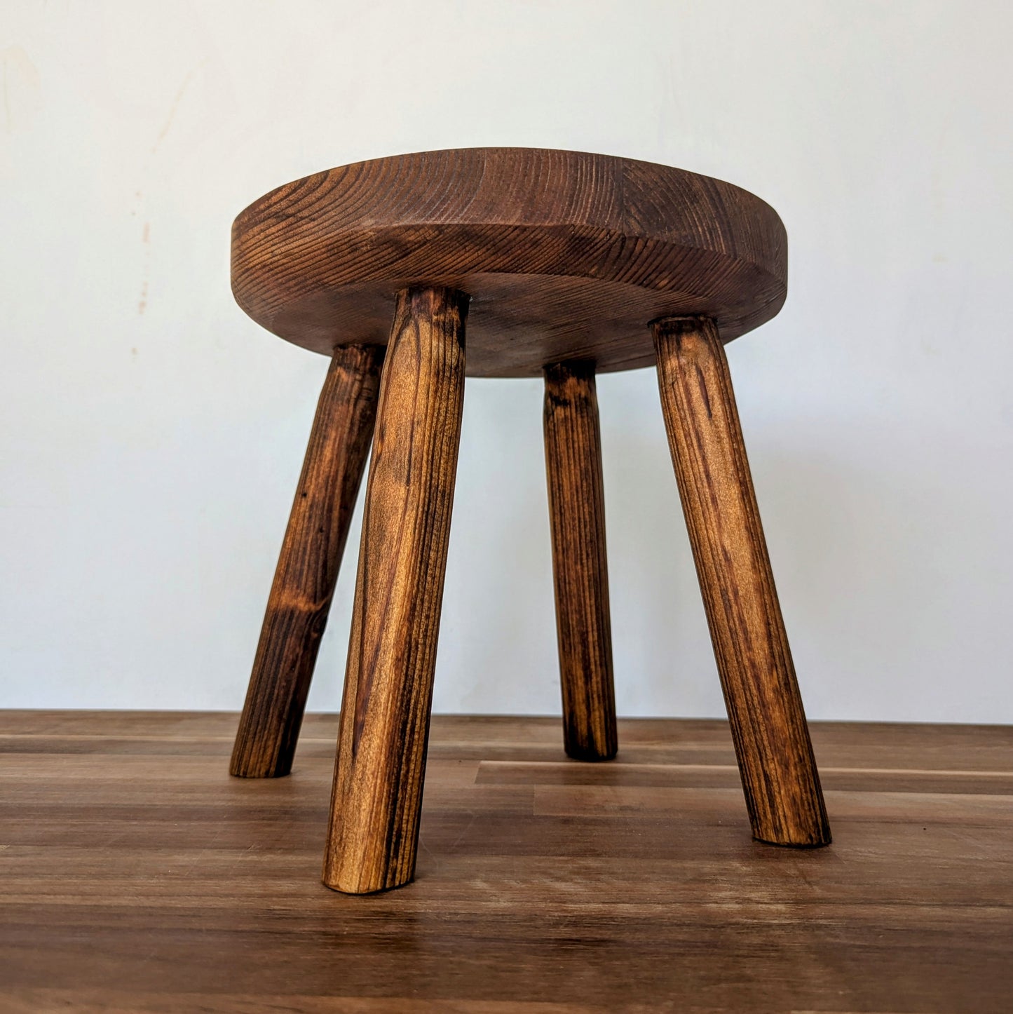 Reclaimed Timber Plant Stand or Stool #1