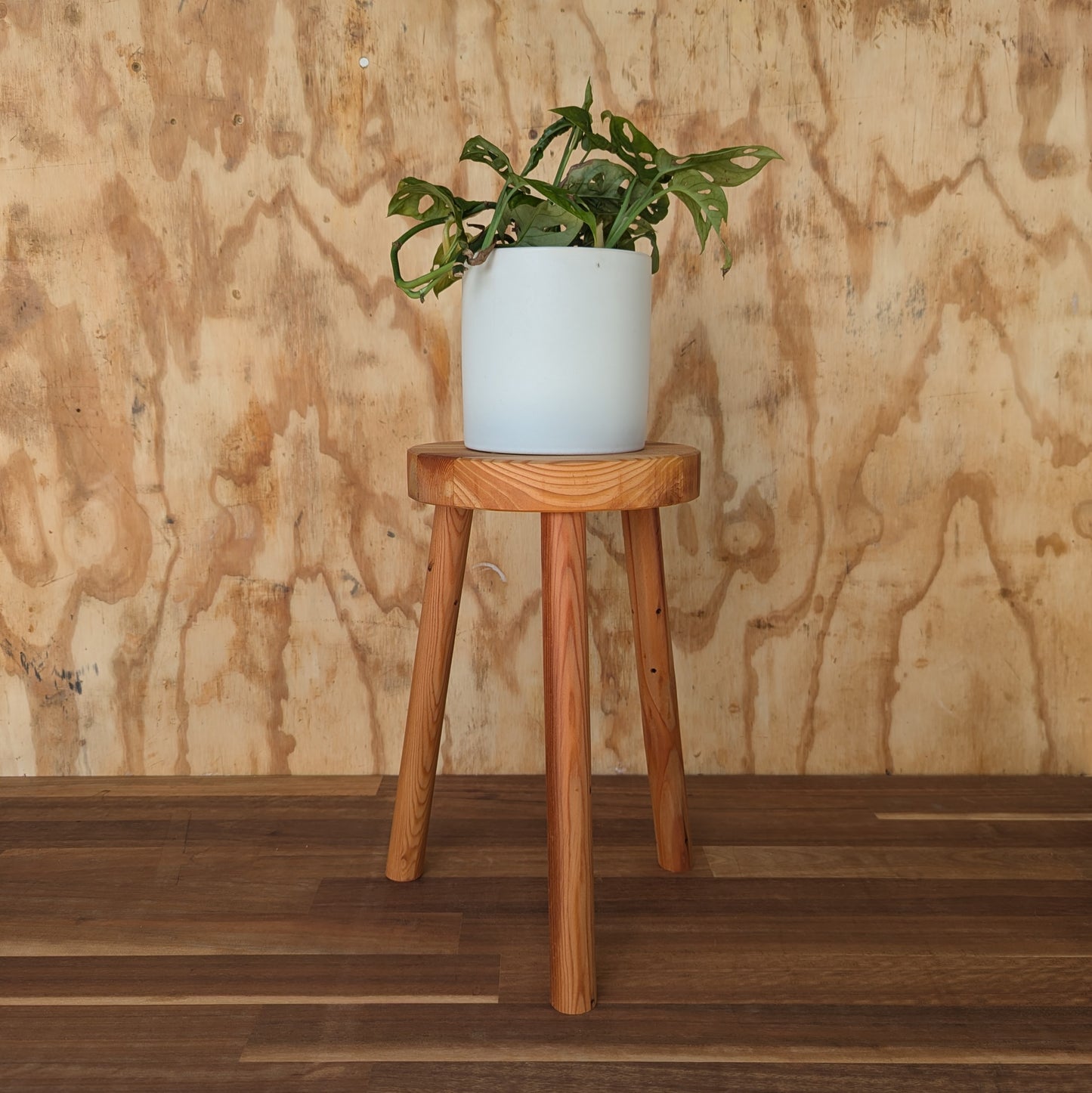 Reclaimed Timber Plant Stand or Stool #8