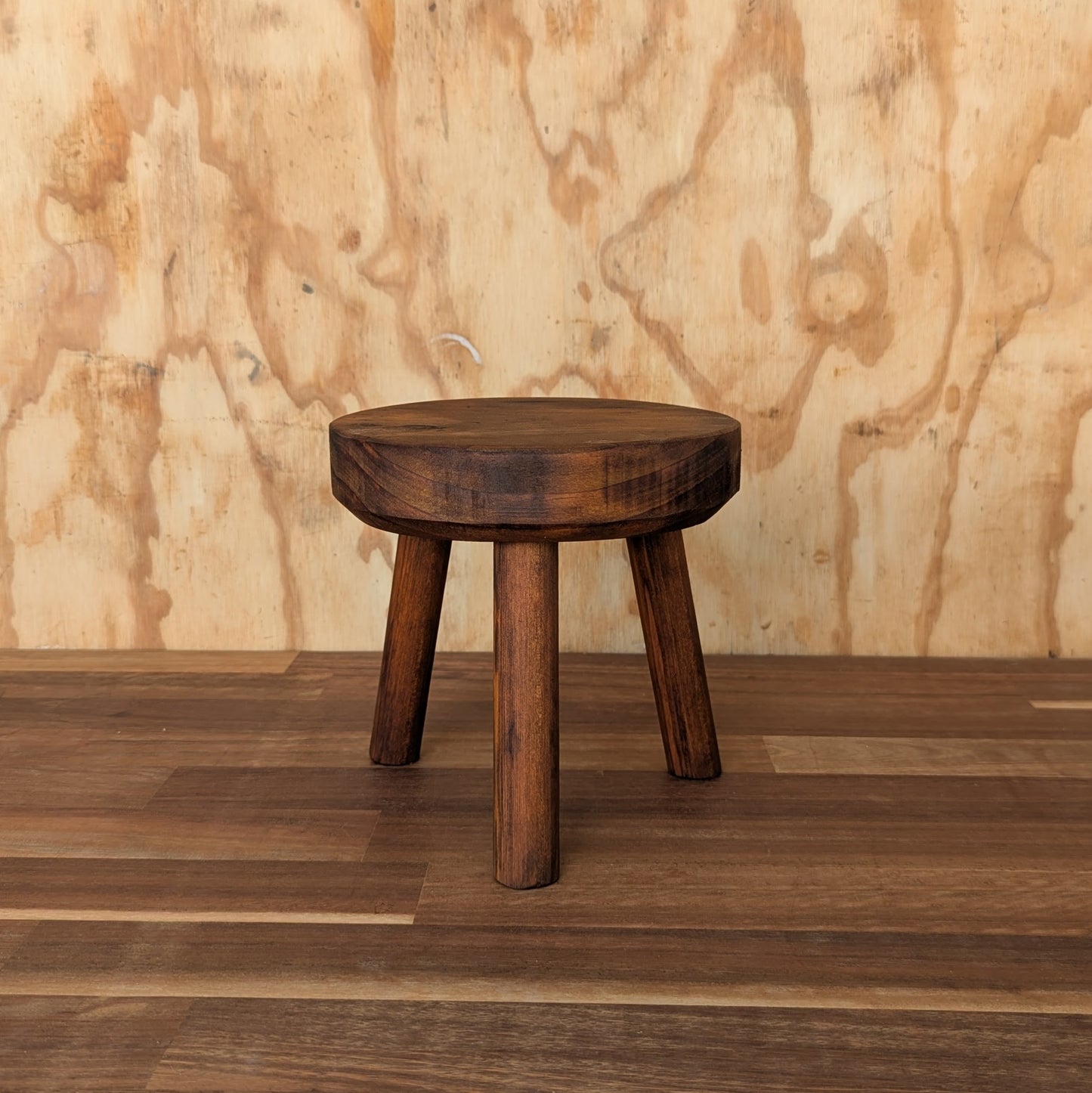 Reclaimed Timber Plant Stand or Stool #10