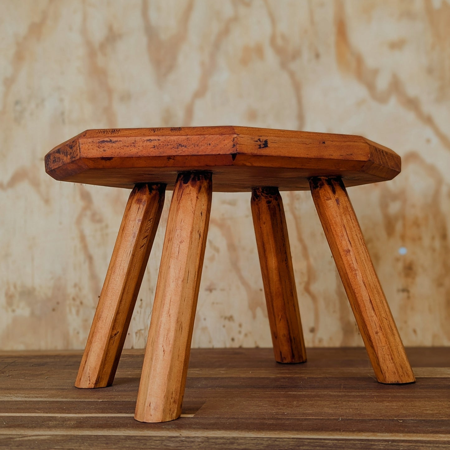 Reclaimed Timber Plant Stand or Stool #24