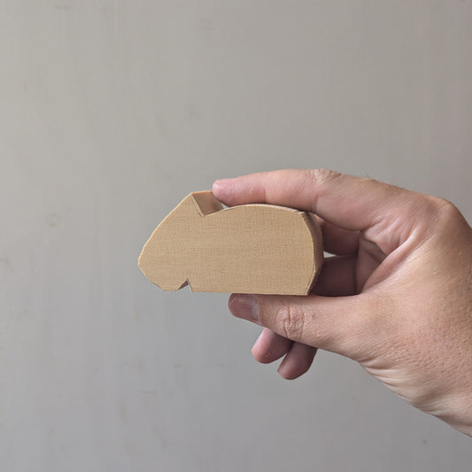 Wombat Whittling Blank (Small) - Jelutong